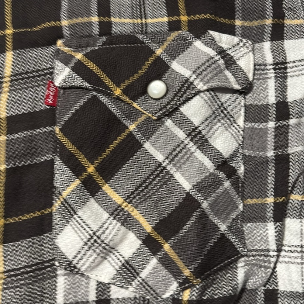 NWT Levi's flannel western shirt - Picture 2 of 3